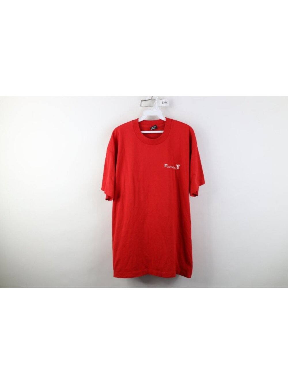 Vintage 90s Mens XL Faded Northwest YMCA Basketball Champions T-Shirt Red USA